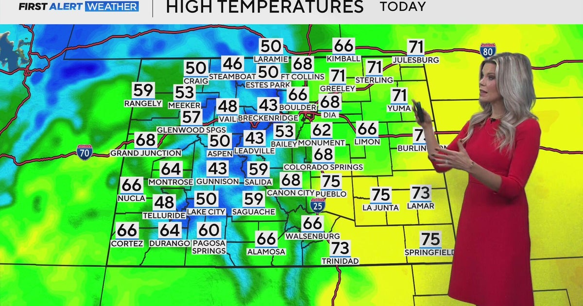 More wind and a quick cool down coming for Colorado and Denver - CBS ...
