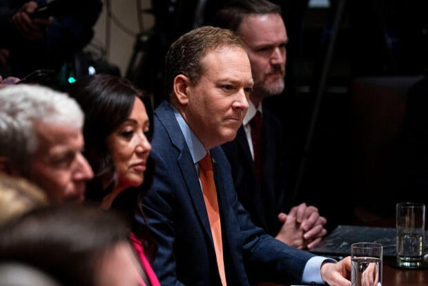 Lee Zeldin, administrator of the Environmental Protection Agency, attends a Cabinet meeting at the White House in Washington, D.C., on Feb. 26, 2025. 