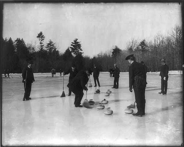 Curling Jamaica Pond 