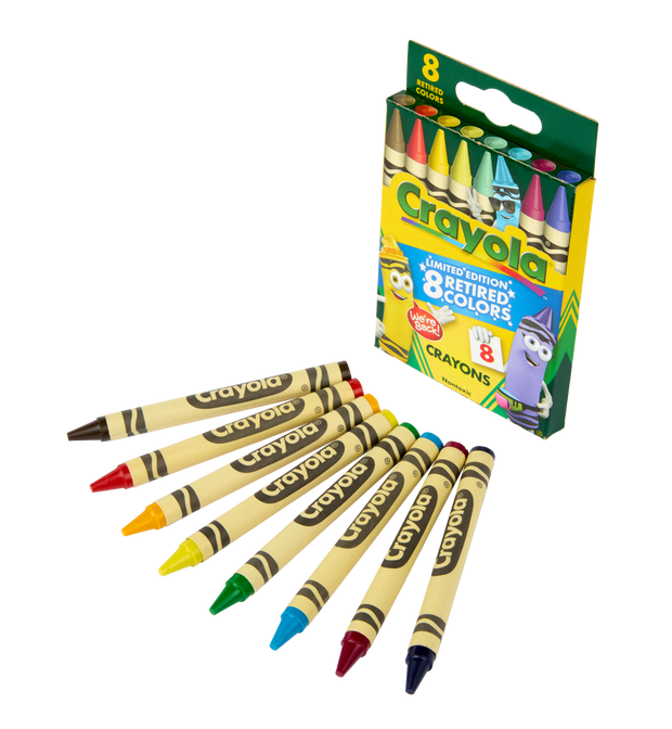 Beloved Retired Crayola Crayons in Stock at Crayola Experience Store 