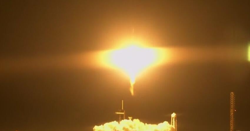 SpaceX Falcon 9 rocket lifted off from Cape Canaveral as part of Artemis mission