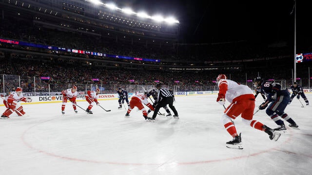 Red Wings Blue Jackets Hockey 