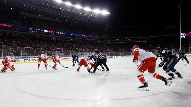 Red Wings Blue Jackets Hockey