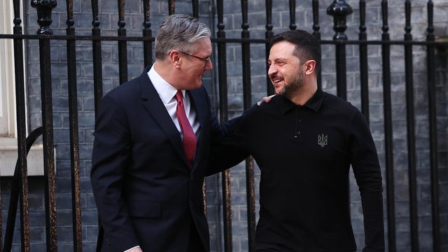 Ukrainian President Zelensky Visits Downing Street Ahead Of European Leaders Summit