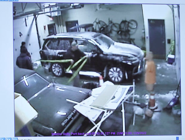 Karen Read SUV sallyport 