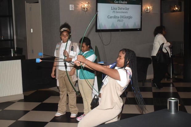 People pose for a photo at the 2025 Take the Lead Greater Philadelphia annual gala 