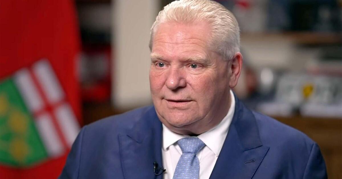 Ontario's Premier Doug Ford moving ahead with tariffs on the U.S.