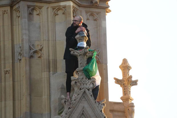 Elizabeth Tower protest 