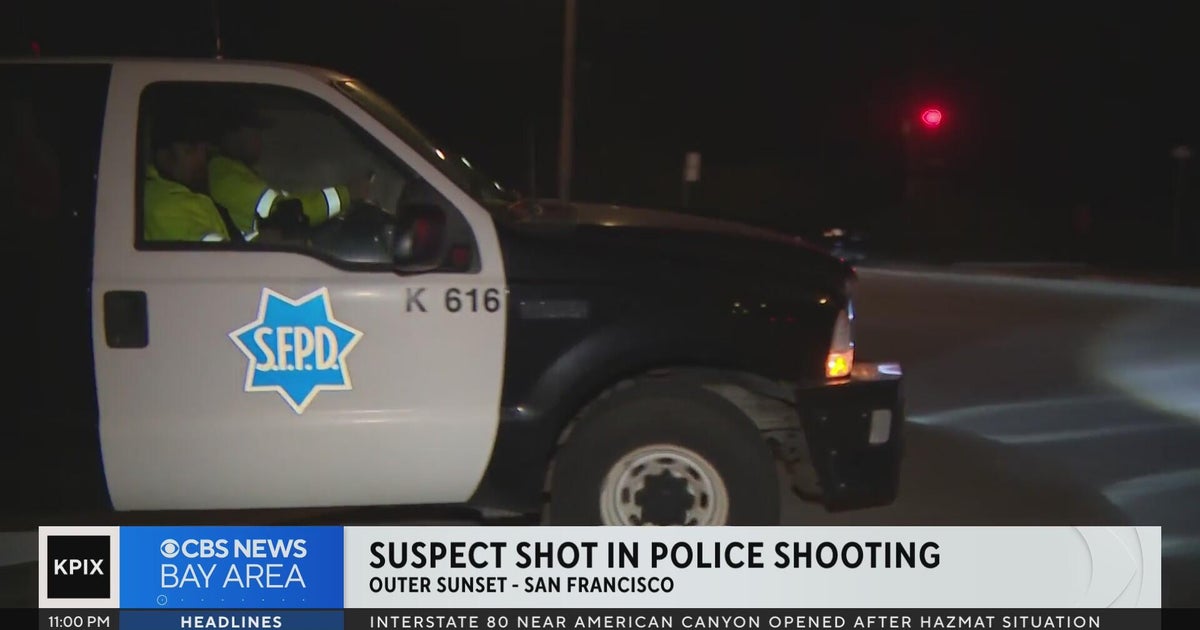 Suspect shot in police shooting in San Francisco - CBS San Francisco