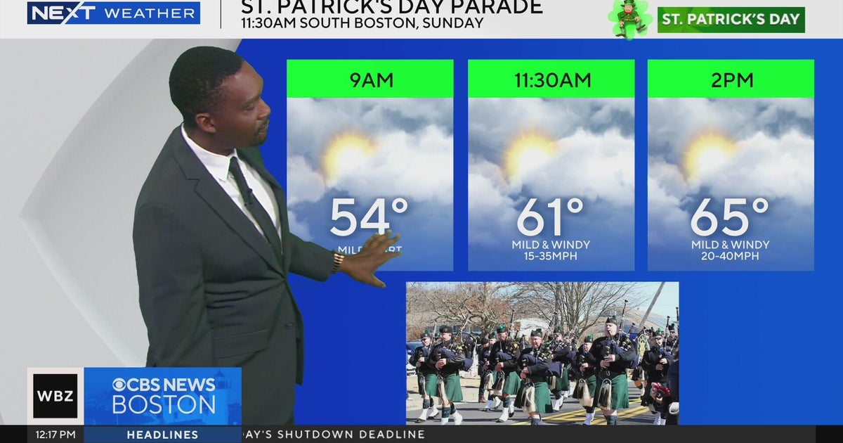 Next Weather: WBZ midday forecast for March 13 - CBS Boston