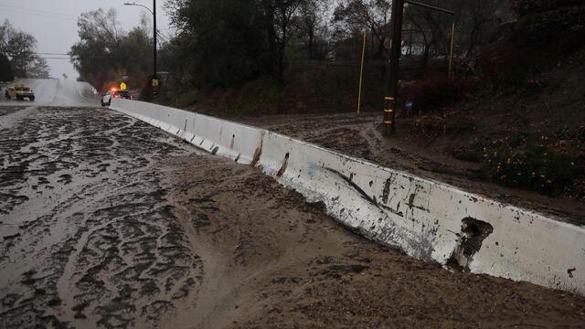 U.S.-CALIFORNIA-LOS ANGELES-HEAVY RAINFALL-AFTERMATH 