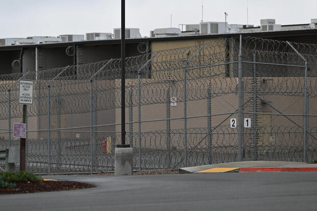 The CoreCivic Otay Mesa Detention Center is seen in San Diego, California, Feb. 7, 2025. 