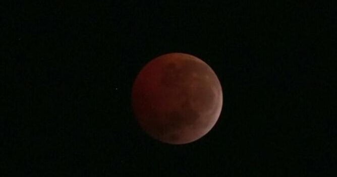 March 2025 “Blood Moon’ turns red during lunar eclipse