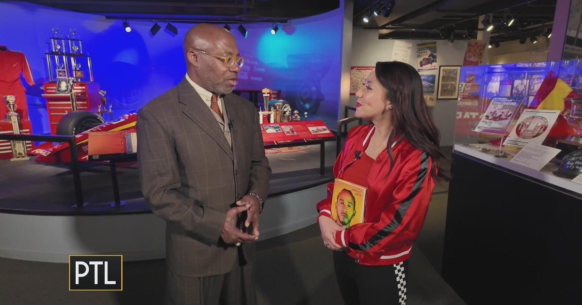 Talking to a local author about F1 legend Lewis Hamilton - CBS Pittsburgh