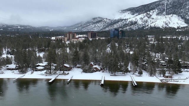 Lake Tahoe Area Readies For More Snow As Another Storm Moves Over California 