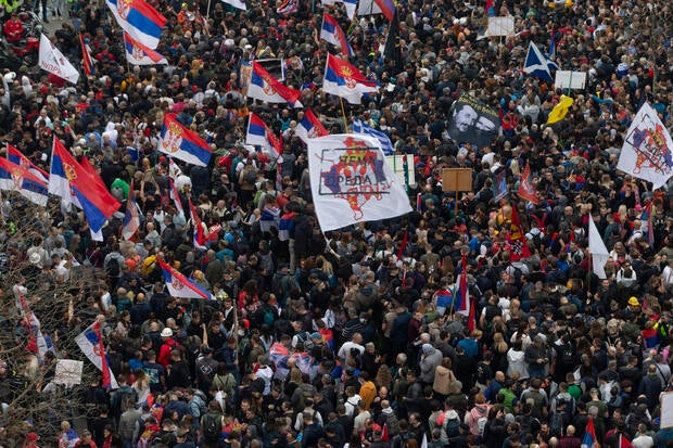 Serbia Protests Tensions 