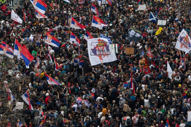 Serbia protests tensions