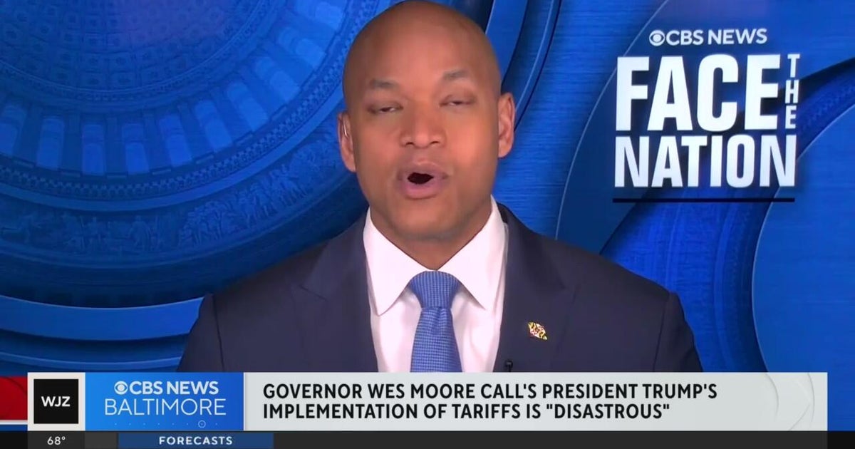 Maryland Gov. Wes Moore addresses Trump policies on "Face the Nation ...