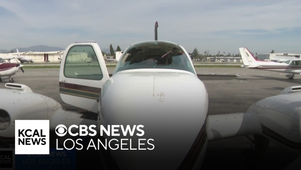 Bird strike shatters window of small plane landing at Van Nuys Airport