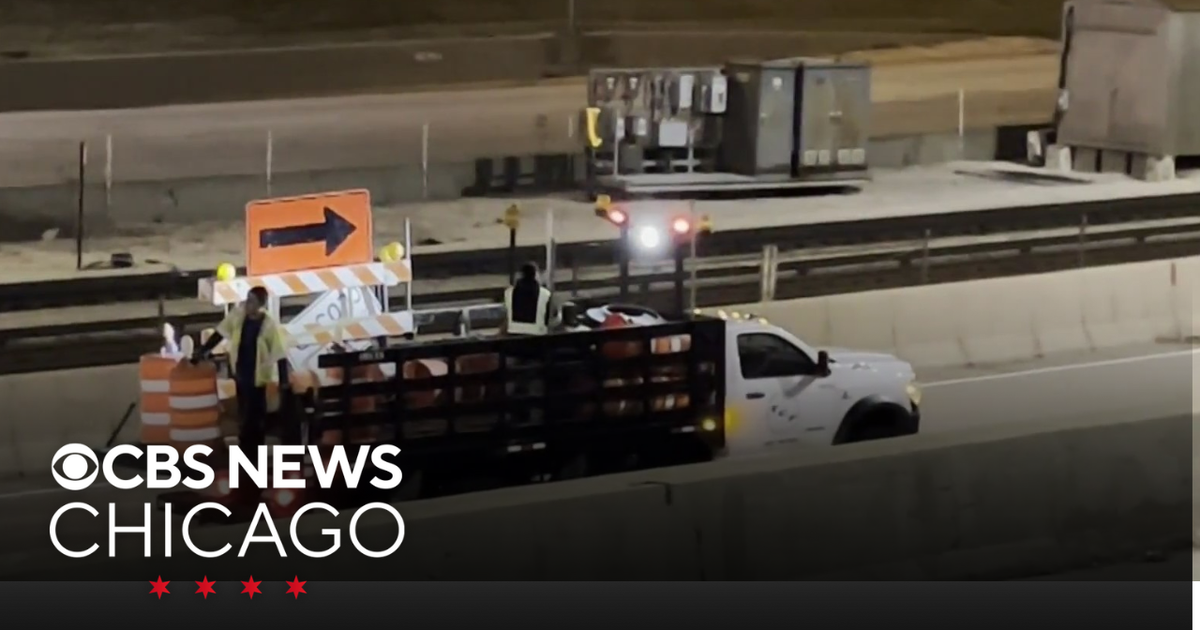 Kennedy Expressway construction underway - CBS Chicago