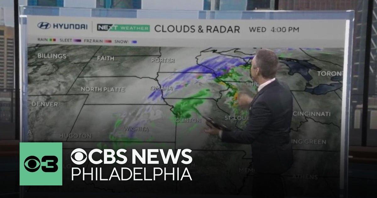 Cloudy, mild Wednesday night in Philadelphia region, tracking rain for ...