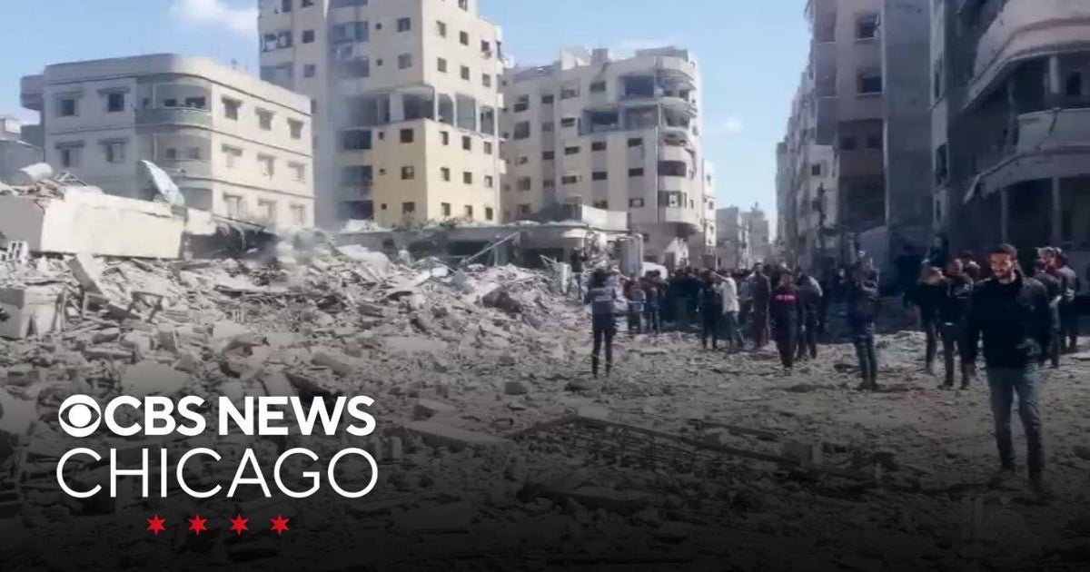 Israeli airstrikes kill at least 85 Palestinians in Gaza - CBS Chicago
