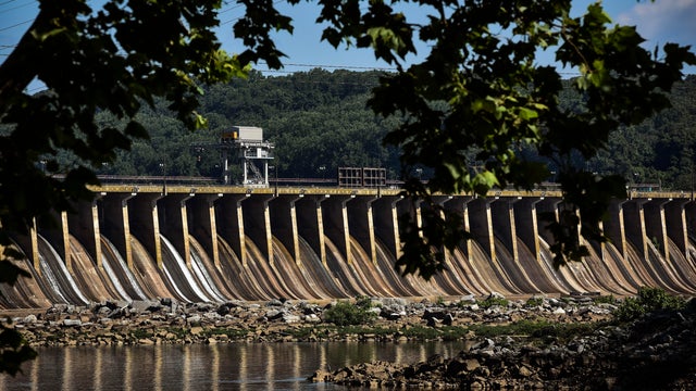 The Conowingo Dam, on the Susquehanna in Darlington, MD 