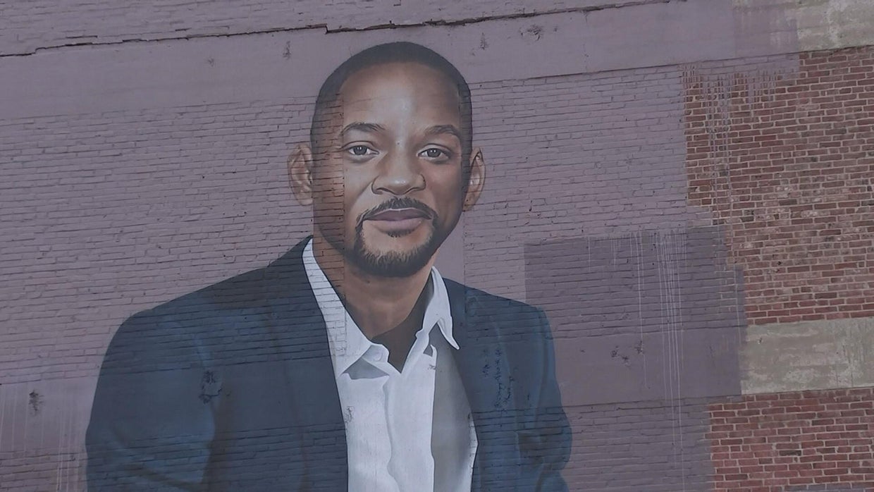 Mural of Will Smith in West Philadelphia 