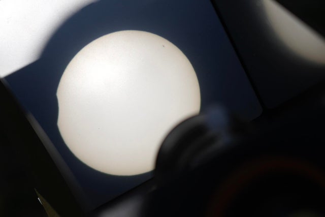 Partial Solar Eclipse In Warsaw 