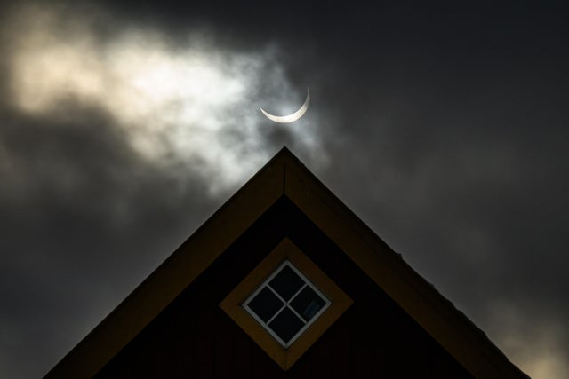 Partial Solar Eclipse Observed In The Northern Hemisphere 