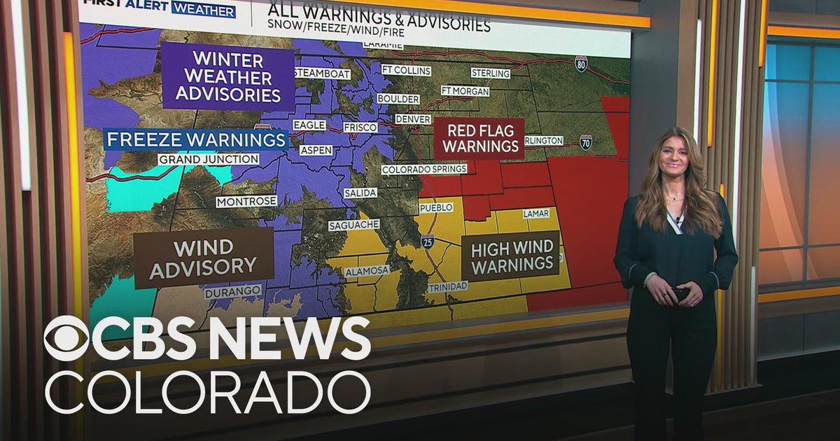Snow and wind in the mountains, with high fire danger for Southeastern ...