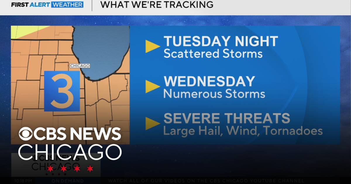 Another severe weather threat for Chicago on Wednesday - CBS Chicago