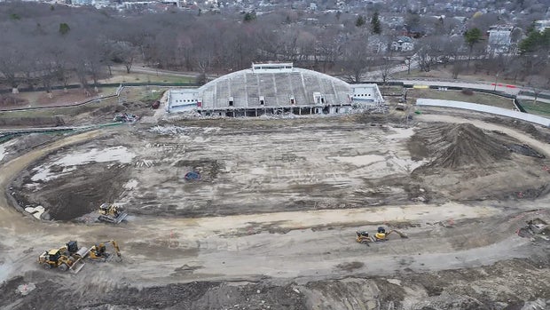 White Stadium construction