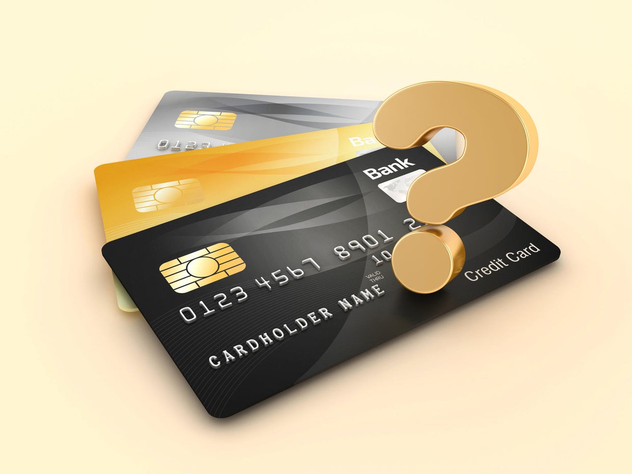 Credit Card with Question Mark 