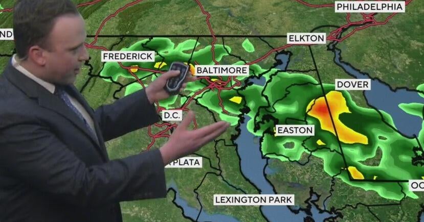 Friday evening, Saturday morning showers across Maryland - CBS Baltimore