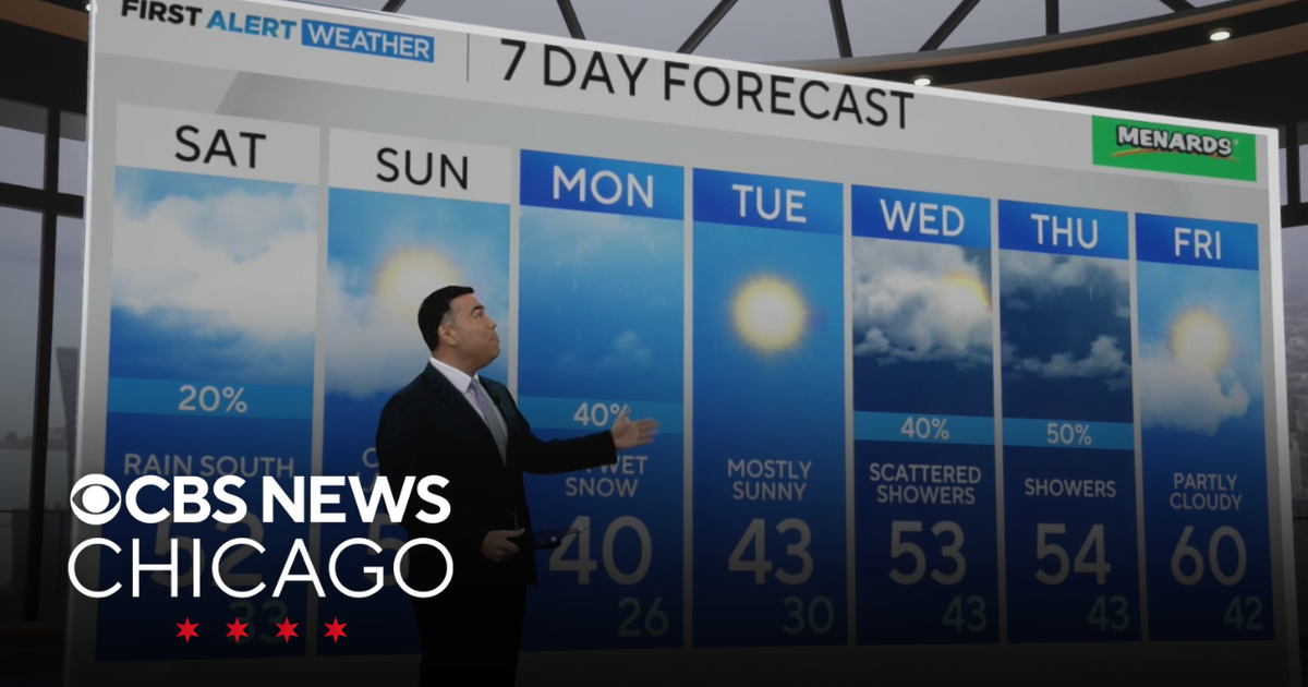 Increasing rain showers for Chicago area - CBS Chicago
