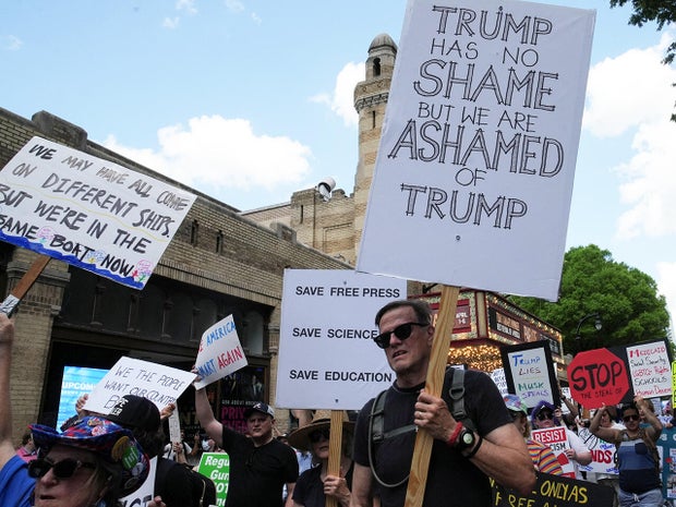 Anti-Trump “Hands Off” protest in Atlanta 