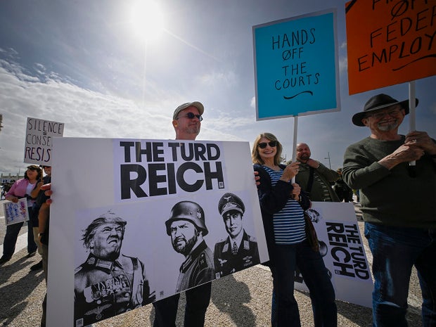 Protest Actions Against The Administration Led by US Republican President Donald Trump 