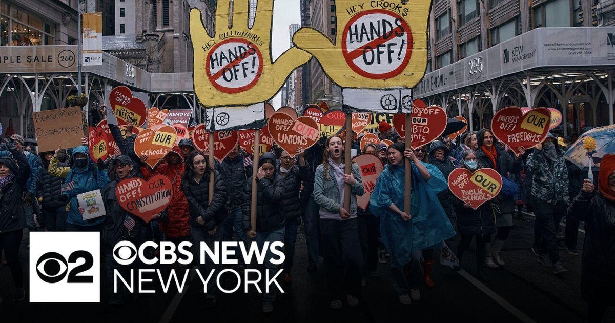 NYC protests against Trump administration policies draw hundreds of ...
