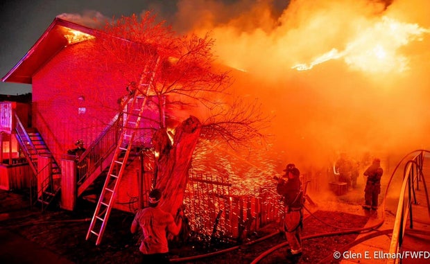 Fort Worth apartment fire 