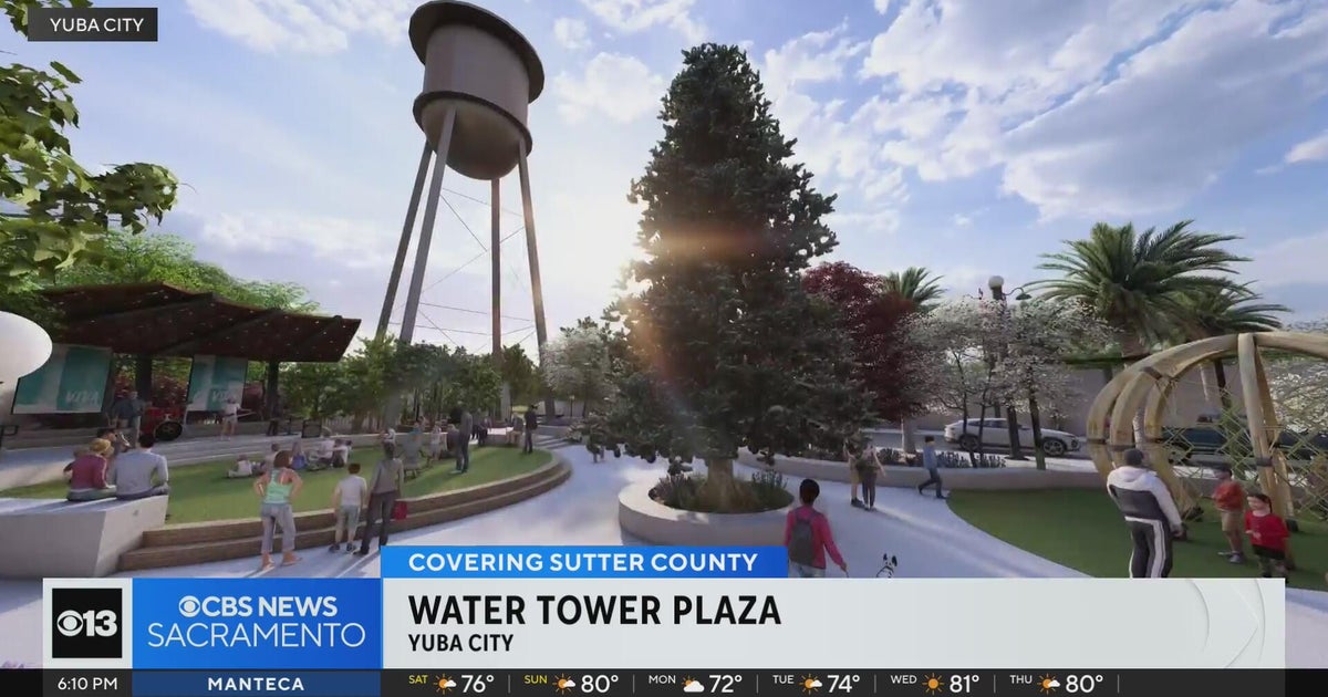 Yuba City project underway to revamp space under iconic water tower