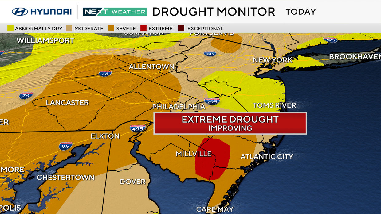 Drought monitor update for April 6