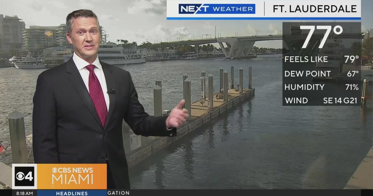 South Florida weather for Sunday 8AM 04/06/25 - CBS Miami