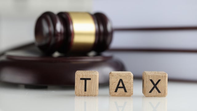 Tax court financial crimes and investigations closeup 