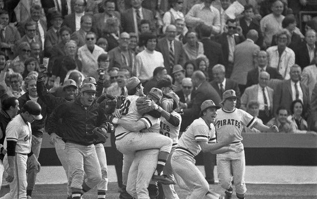 Pirates Celebrating their Win 