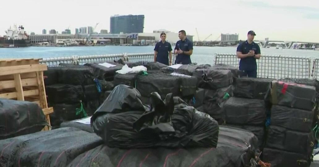 More than half a billion dollars in seized drugs offloaded at Port Everglades