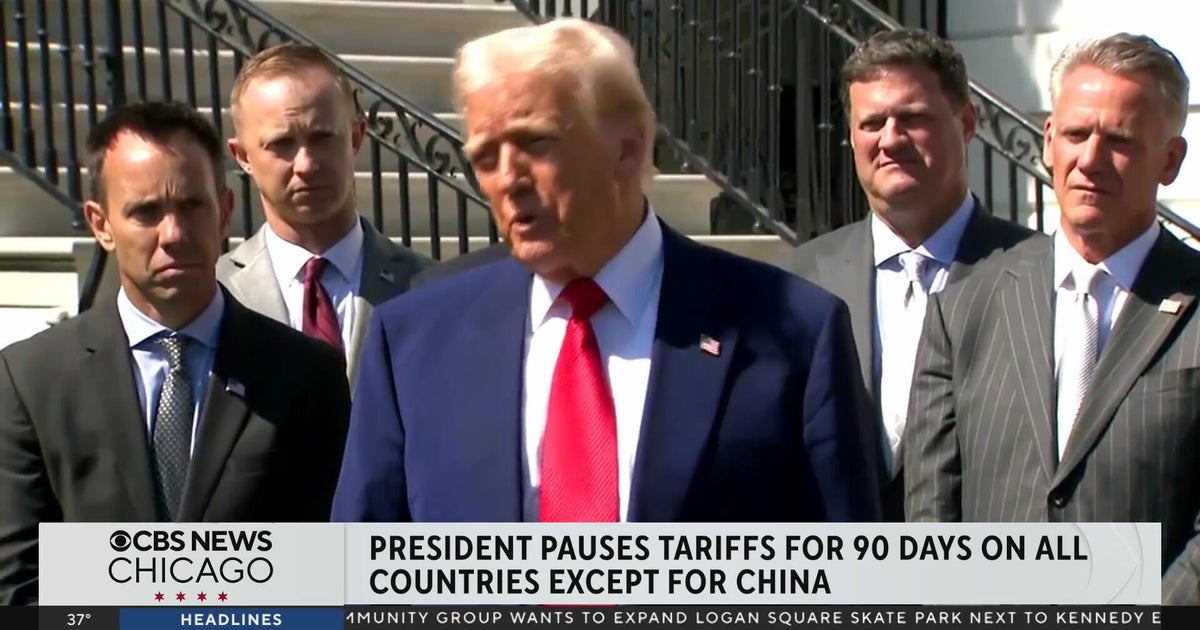 President Trump pauses tariffs for 90 days on all countries except ...