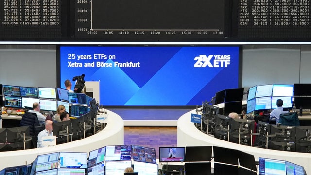 German share price index DAX graph is pictured at the stock exchange in Frankfurt