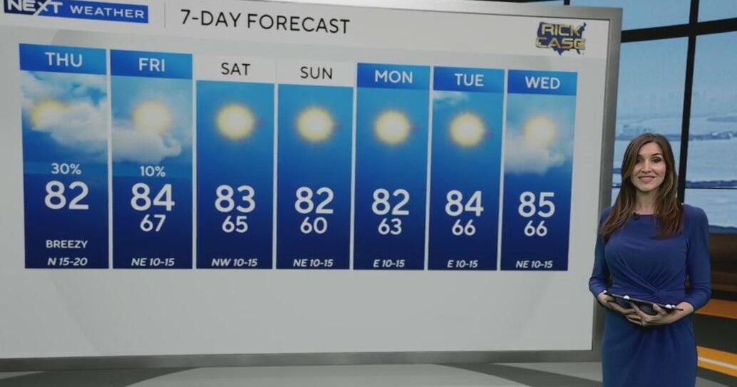 South Florida Weather for Thursday 4/10/2025 6AM - CBS Miami