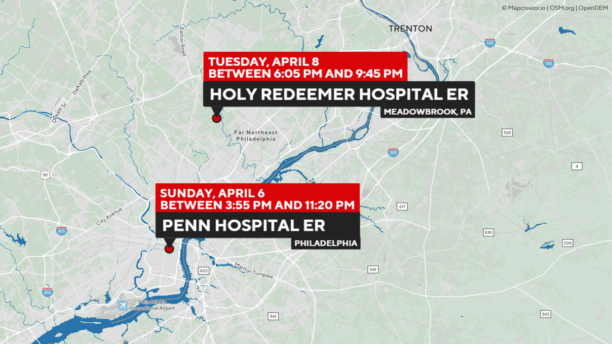 measles exposure map Philadelphia
